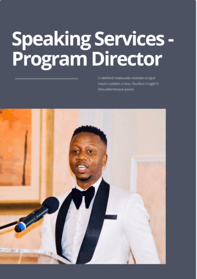 speaking services program director