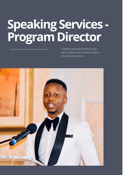 speaking services program director