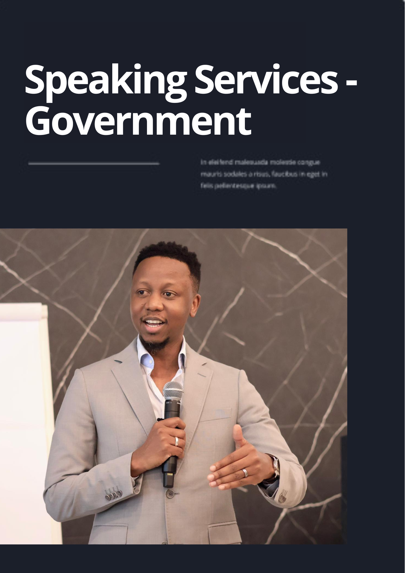 speaking services program director